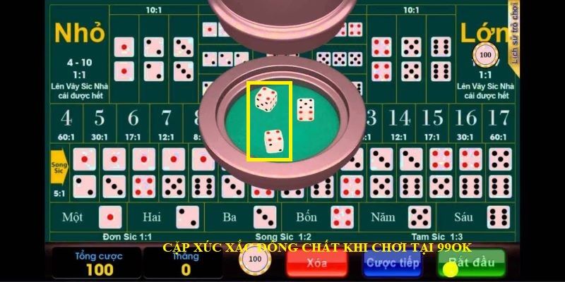 Cặp xí ngầu đồng chất trong ván game